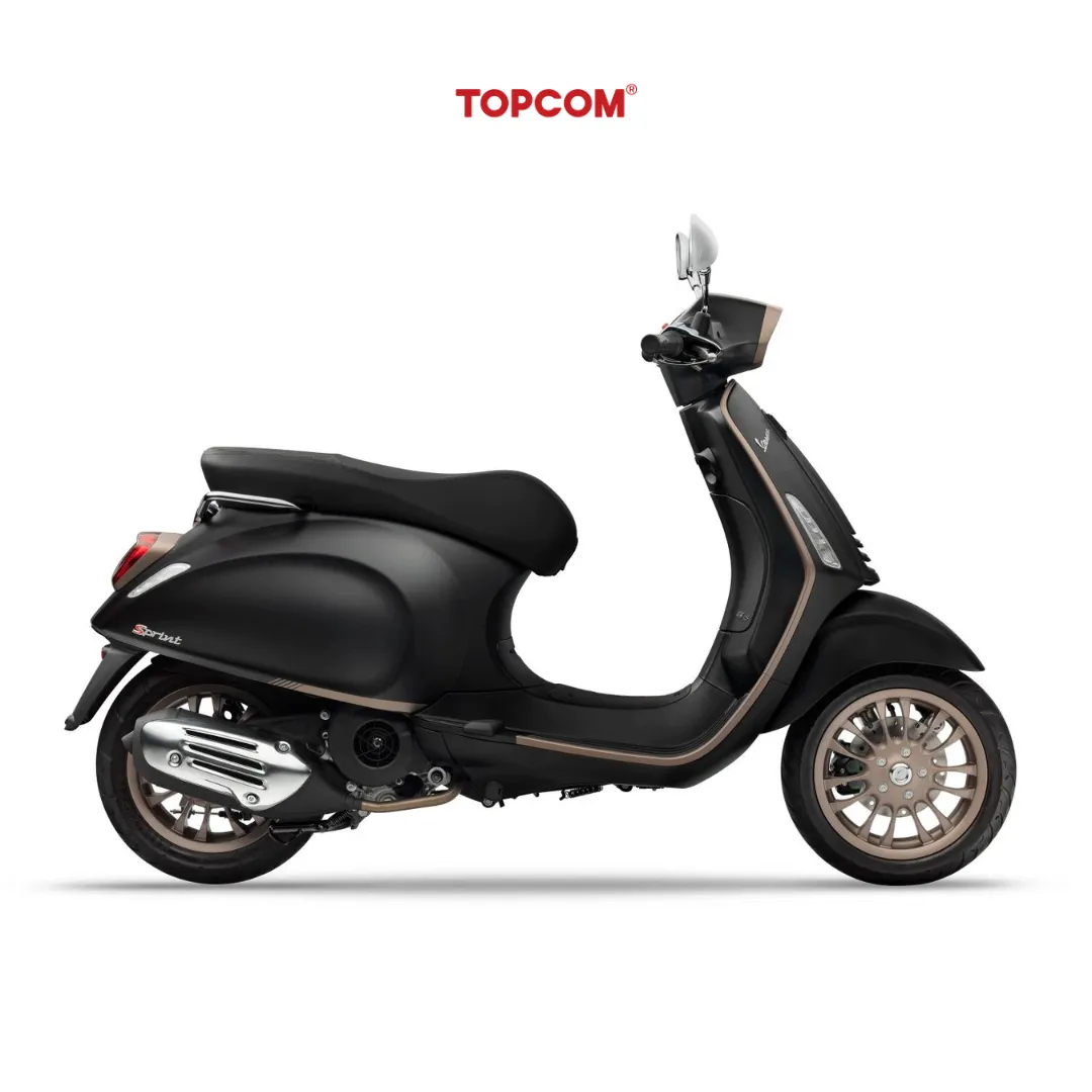 VESPA SPRINT S 125 TFT đen nhám topcom 1