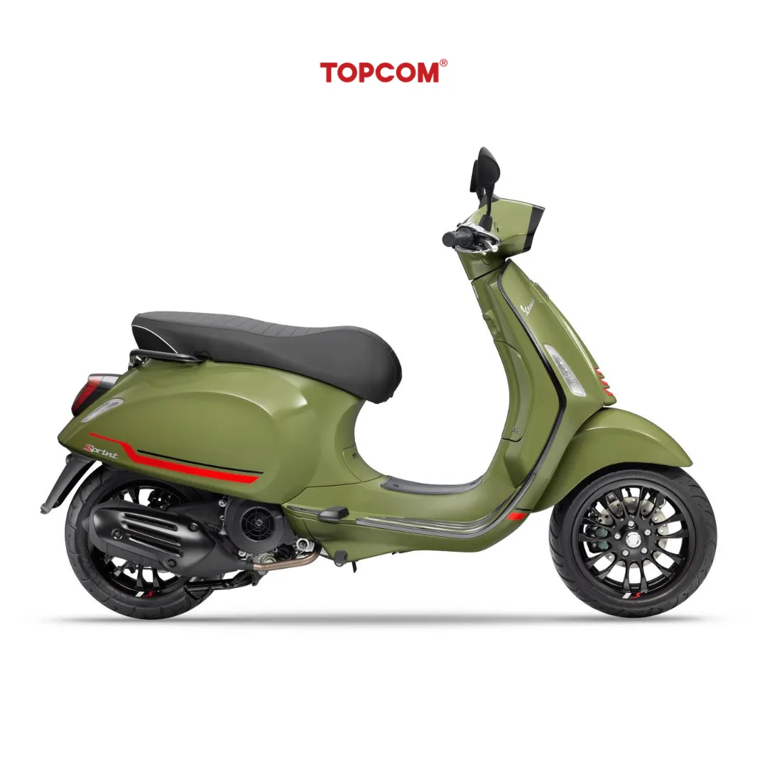 vespa sprint s 125 xanh quân đội topcom 1