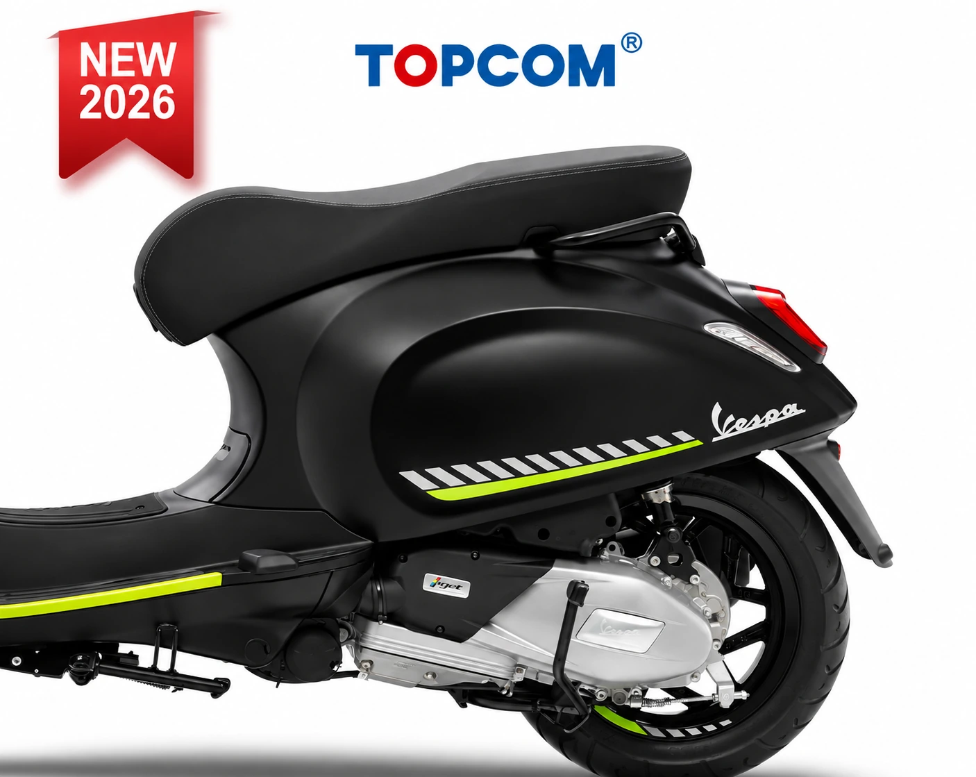 Vespa Sprint Tech Black Covinton