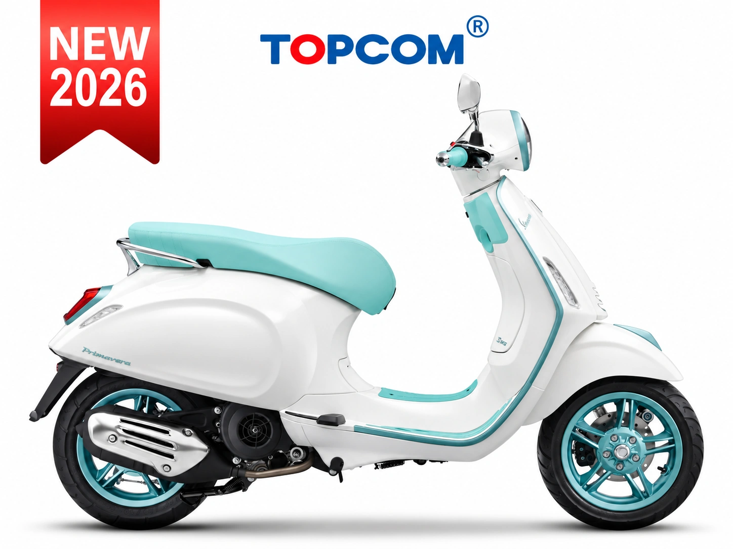 Vespa Primavera S White Innocente