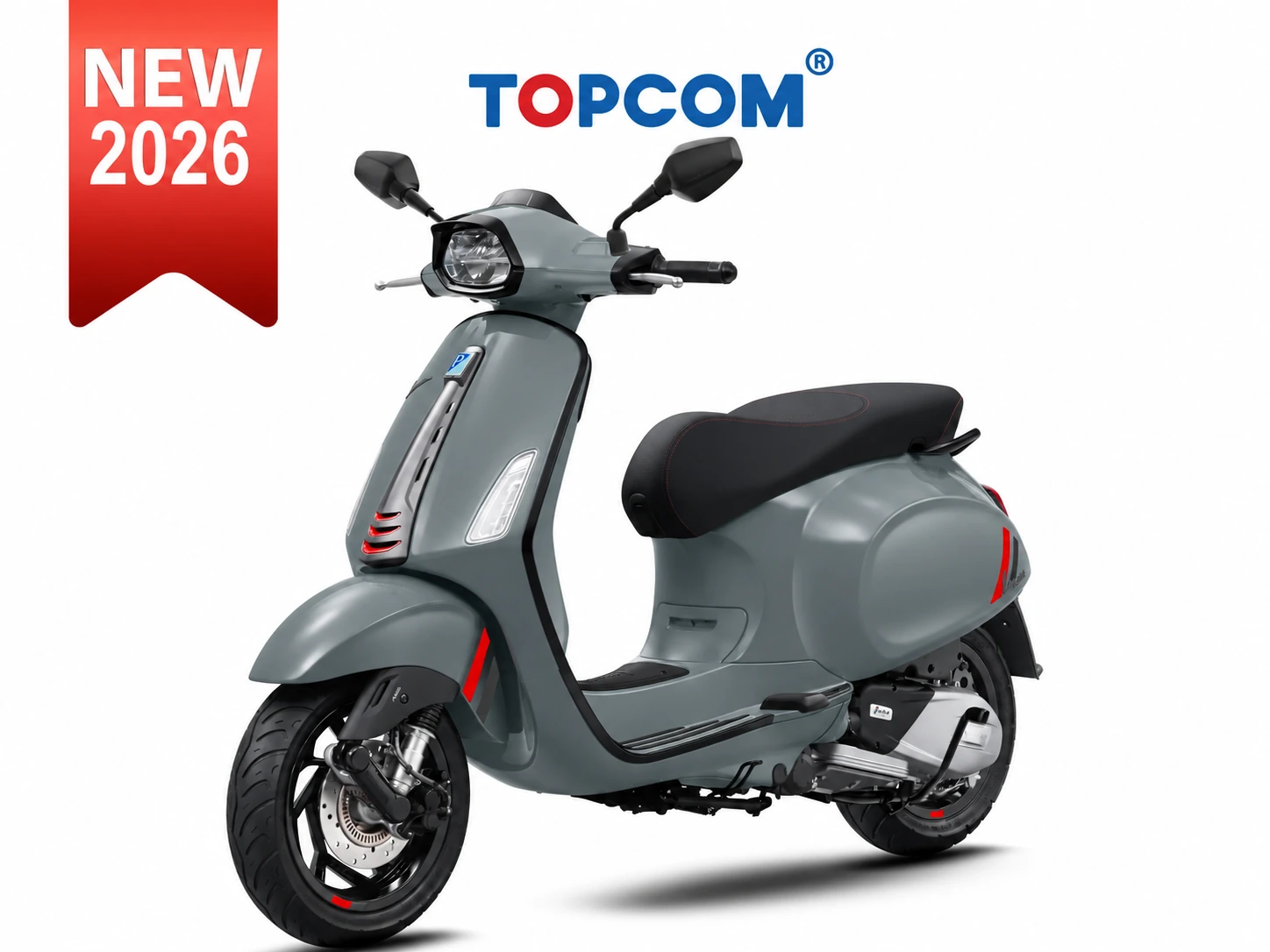 topcom_new_2026_scooter_view Vespa Sprint S 150cc Grey Intrepido