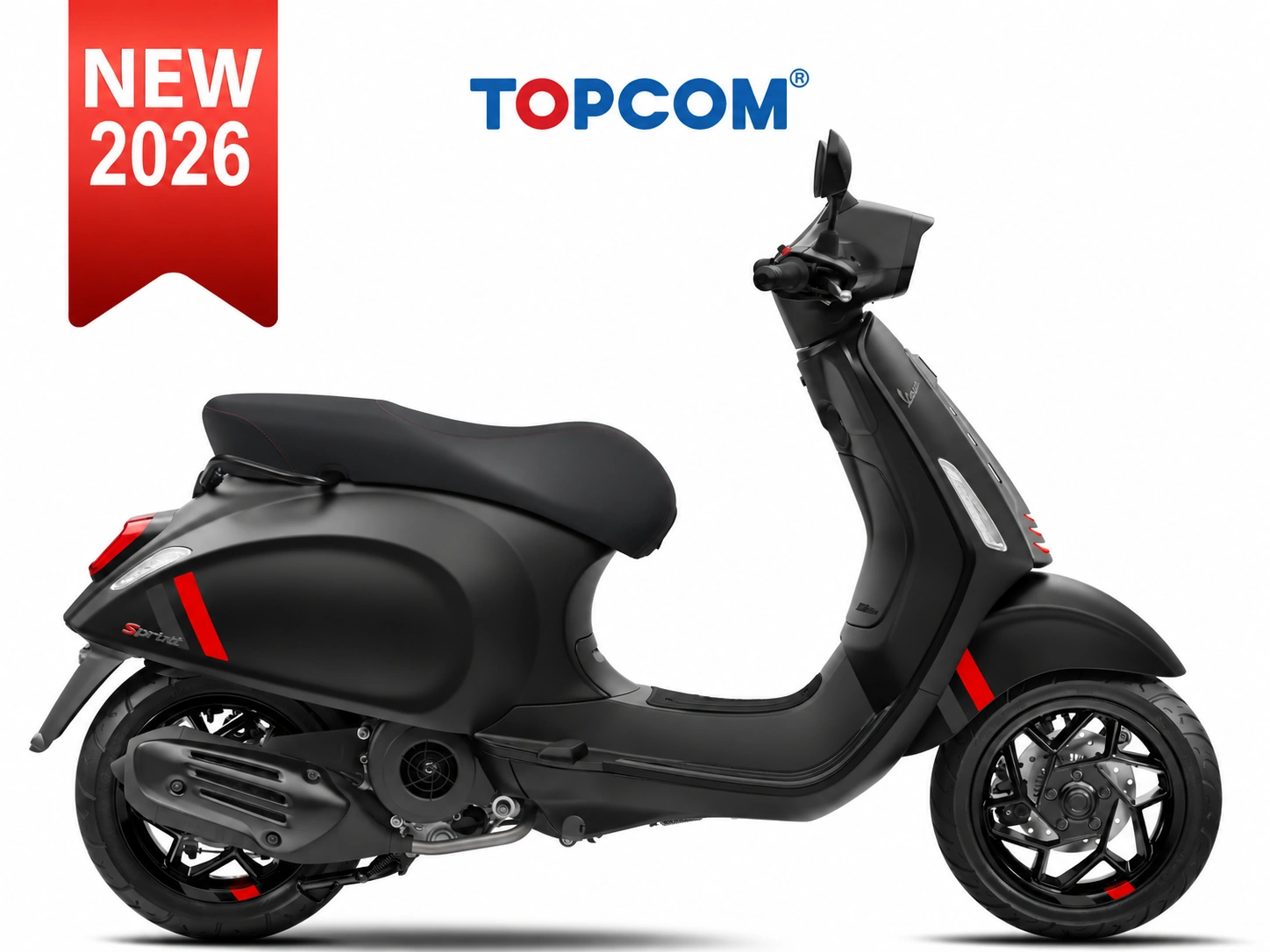 Vespa Sprint S 150cc Black Convinto