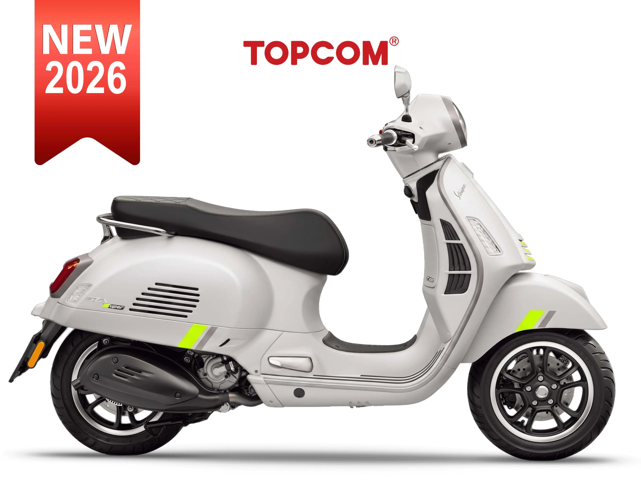 Vespa GTS SuperTech 300 White Innocente