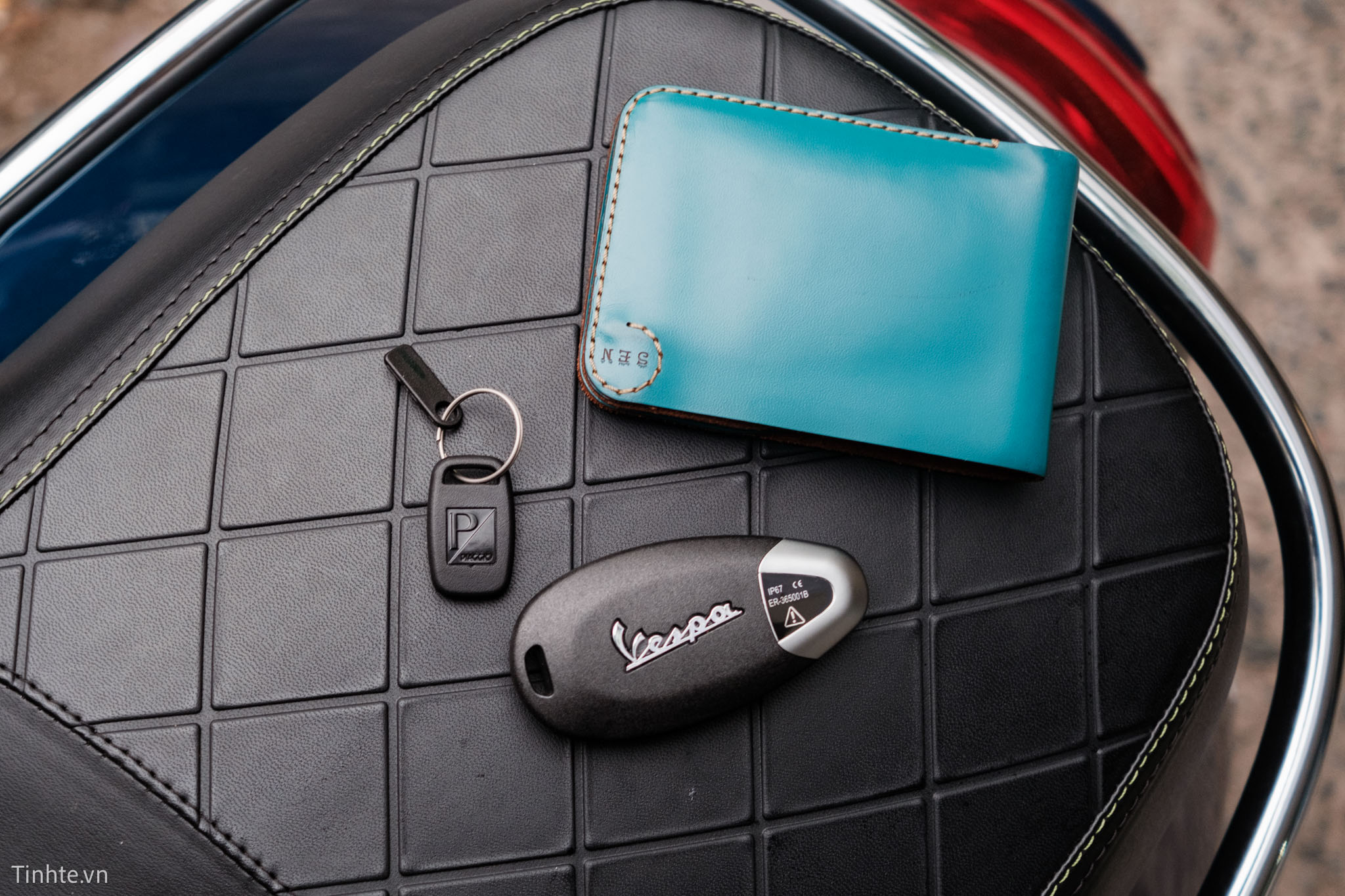 smartkey trên xe vespa
