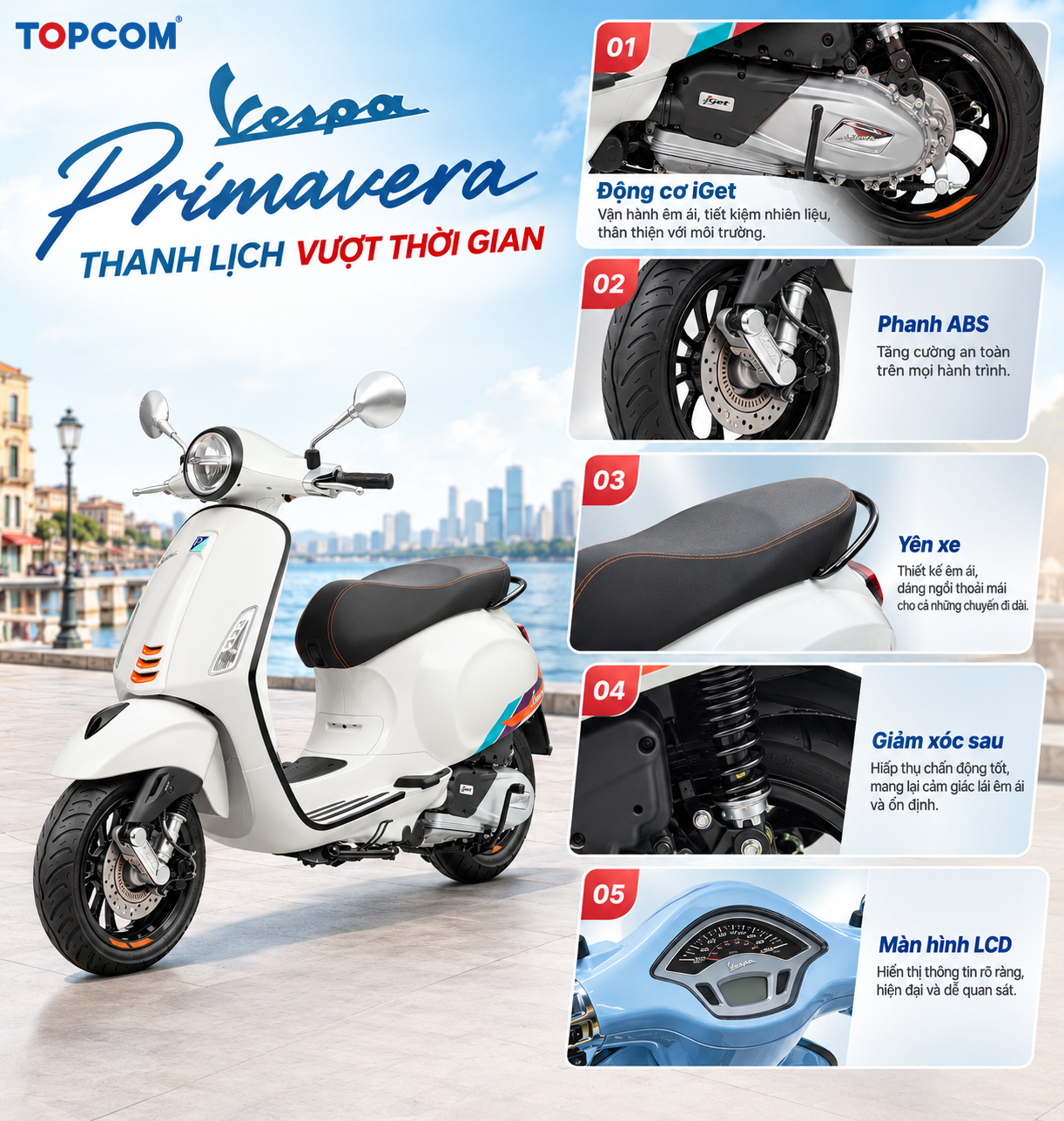 trang bị tiện ích vespa primavera