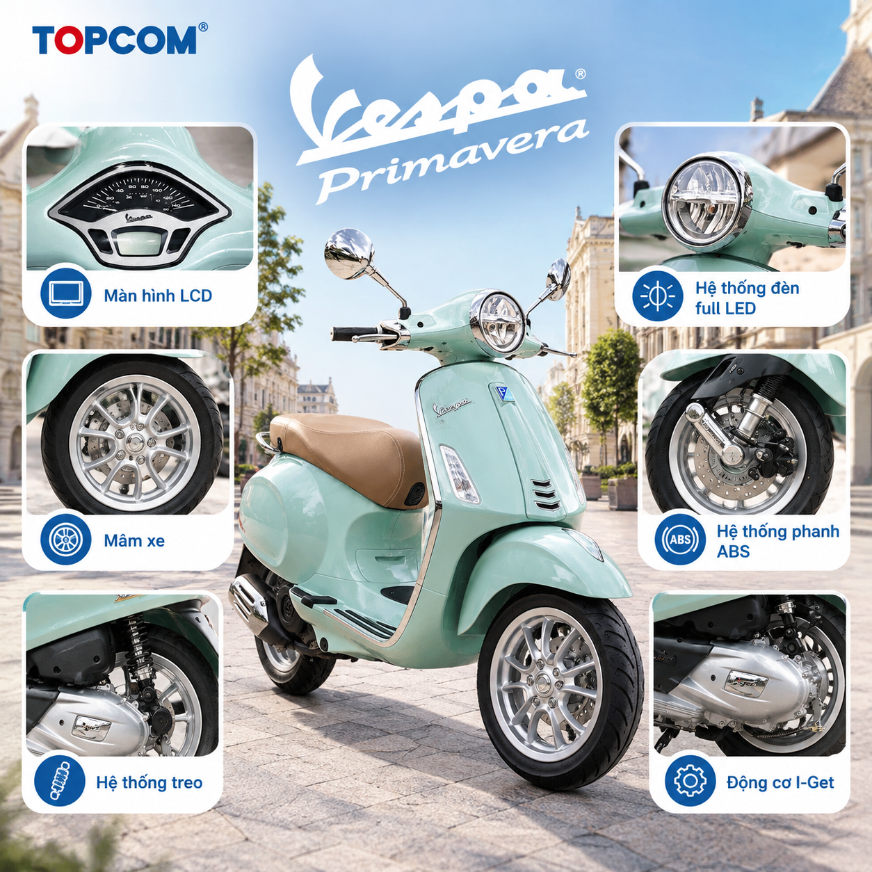 trang bị vespa primavera